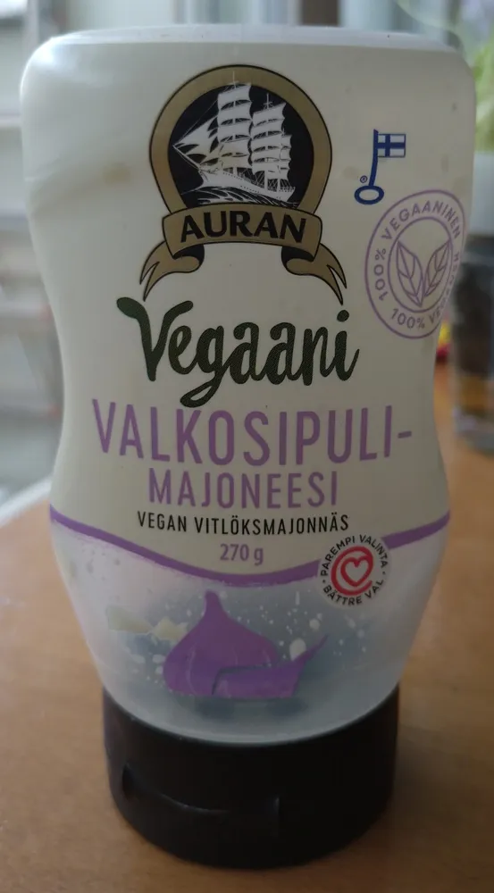 Vegaaninen Valkosipulimajoneesi