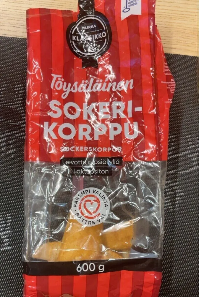Täysjyväruis sokerikorppu