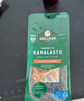 Paahdettu kanalastu