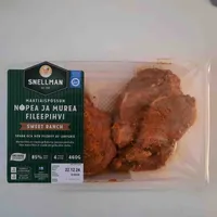 Maatiaspossun nopea ja murea fileepihvi sweet ranch