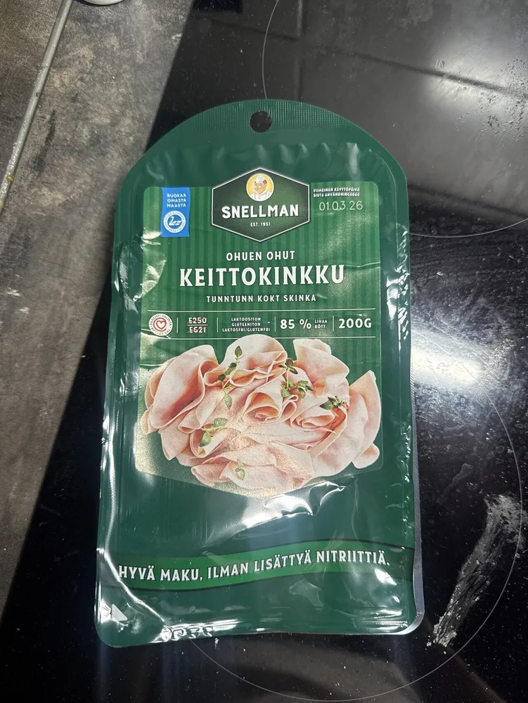 Ohuen ohut keittokinkku