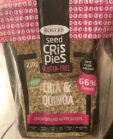 Crispbread with seeds chia and quinoa
