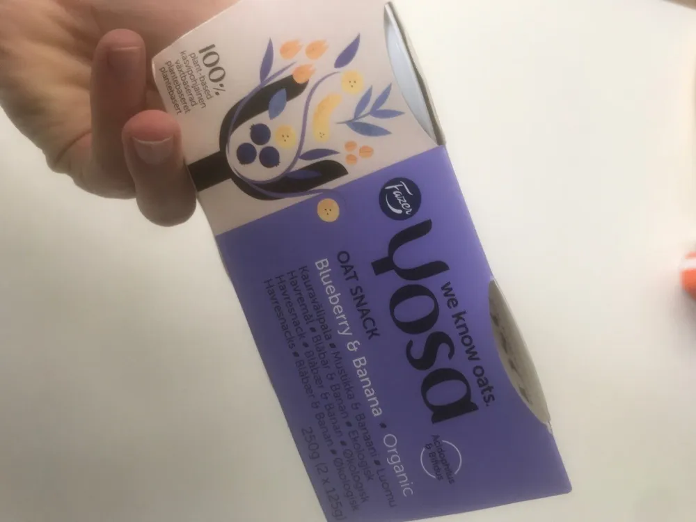 Yosa oat snack