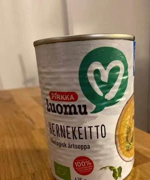 Luomu hernekeitto