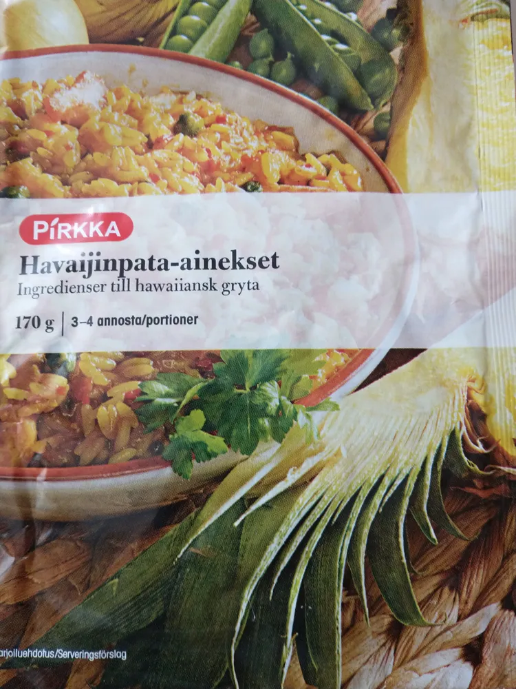 Havaijiinpata-ainekset
