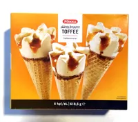 Jäätelötuutit toffee