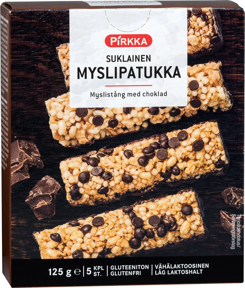 Pirkka Suklaa-myslipatukka 5kpl /