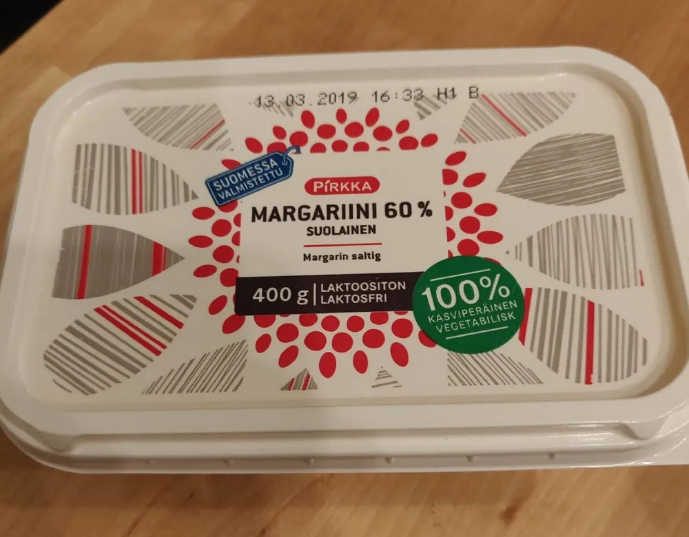 Margariini 60% suolainen