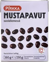 Mustapavut suolaliemessä