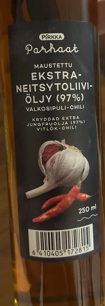 Oliiviöljy chili