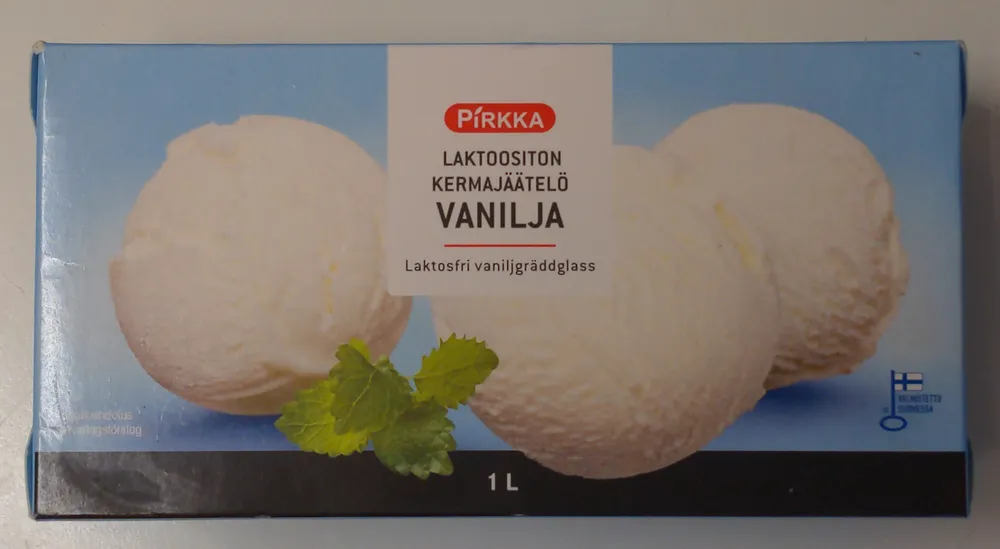 Laktoositon kermajäätelö vanilja