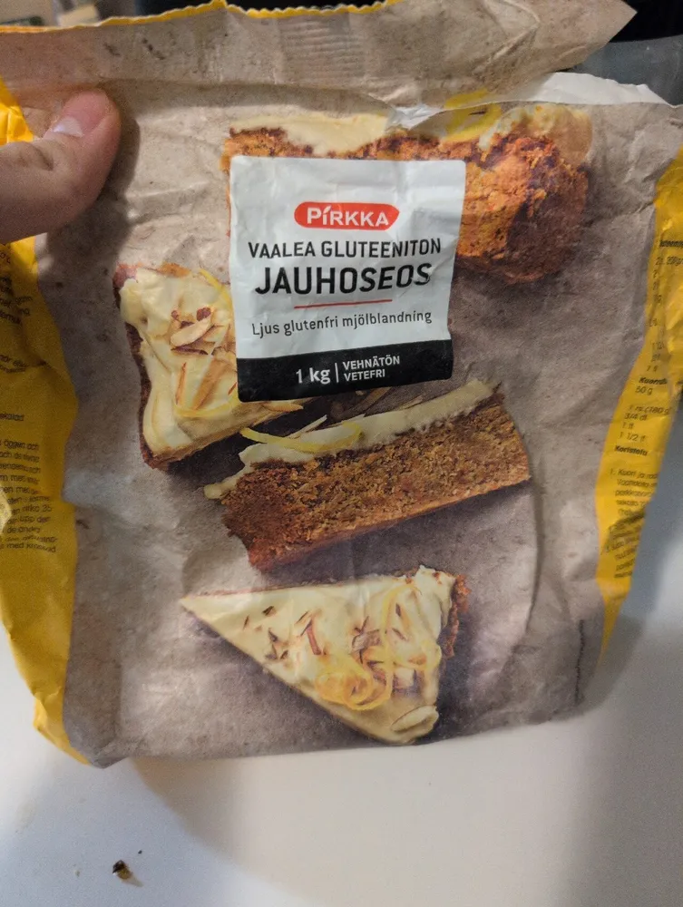 Pirkka vaalea gluteeniton jauhoseos