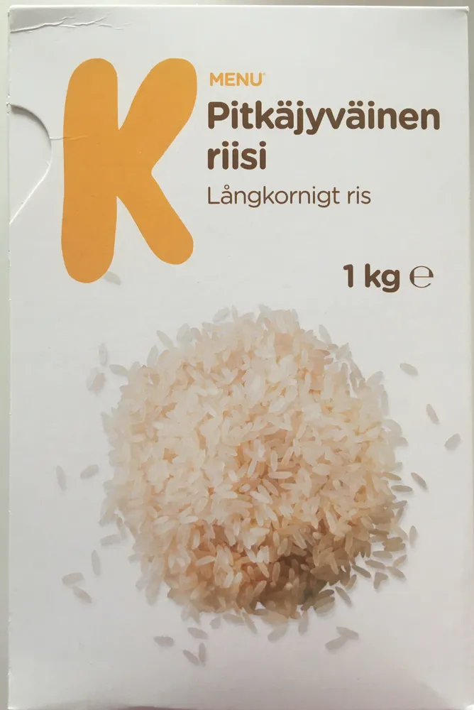 Pitkäjyväinen riisi