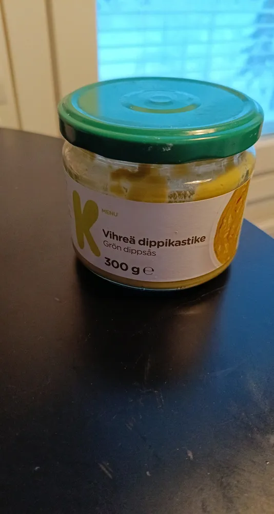 K menu vihreä dippikastike