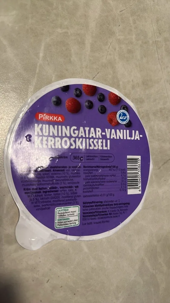 Pirkka Kuningatar-vanilja-kerroskiisseli