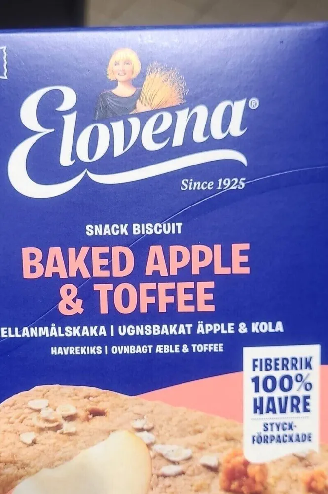 Elovena baked apple & toffee