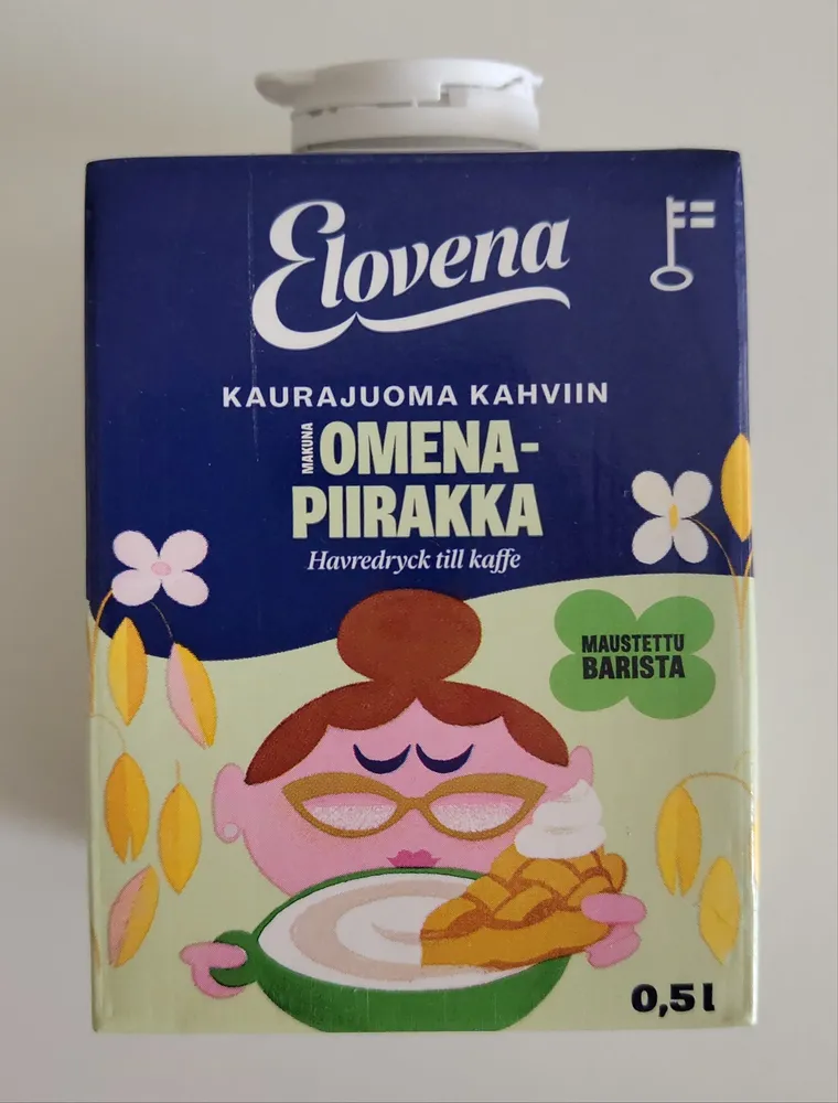 Omenapiirakka Kaurajuoma