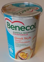 Greek style mango-passionhedelmä