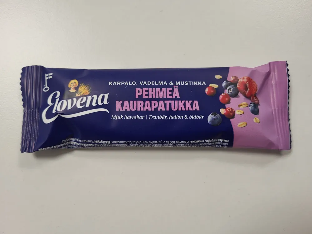 Pehmeä Kaurapatukka Karpalo, Vadelma Mustikka