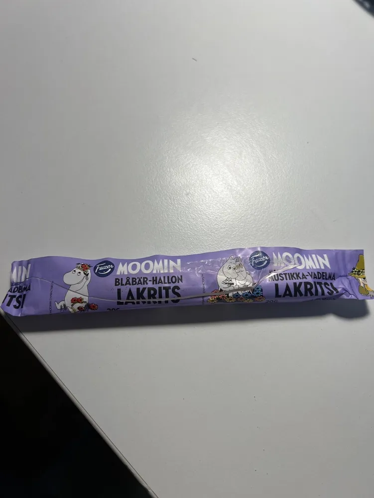 Moomin Mustikka-vadelma lakritsi