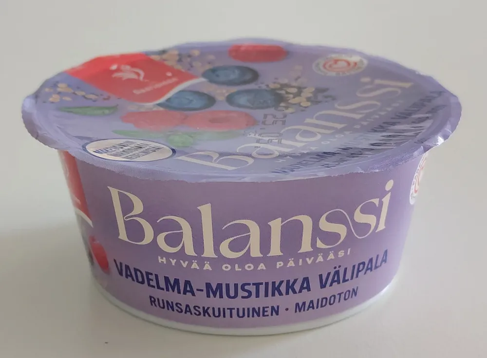 Balanssi Vadelma-mustikka välipala