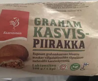 Graham-kasvispiirakka