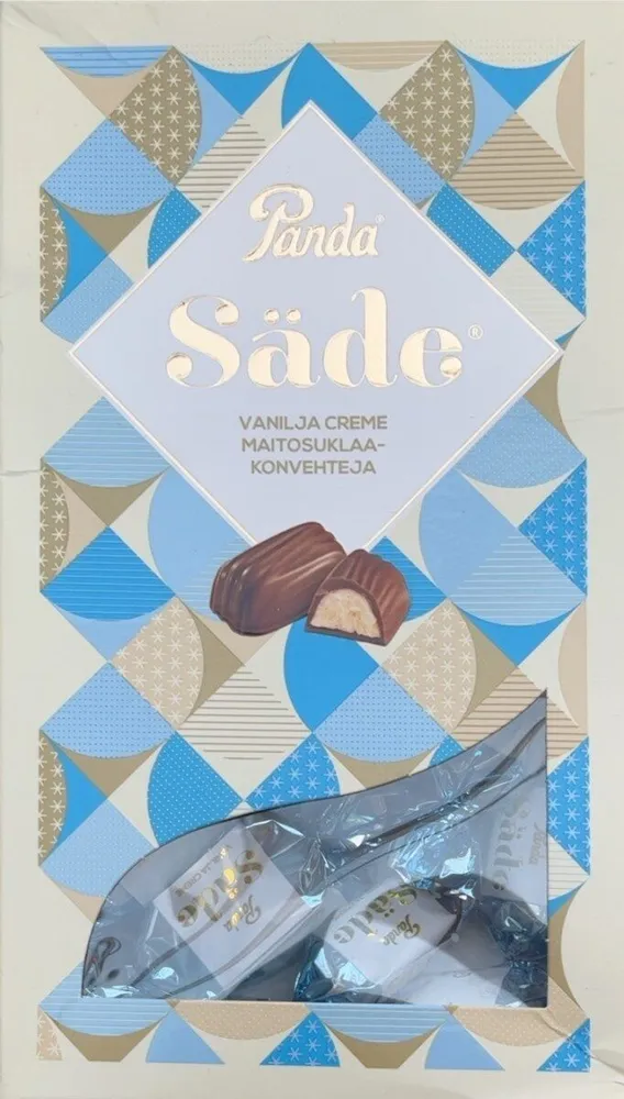 Säde Vanilja Creme maitosuklaa-konvehteja