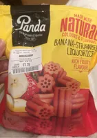 Banana-strawberry liquorice