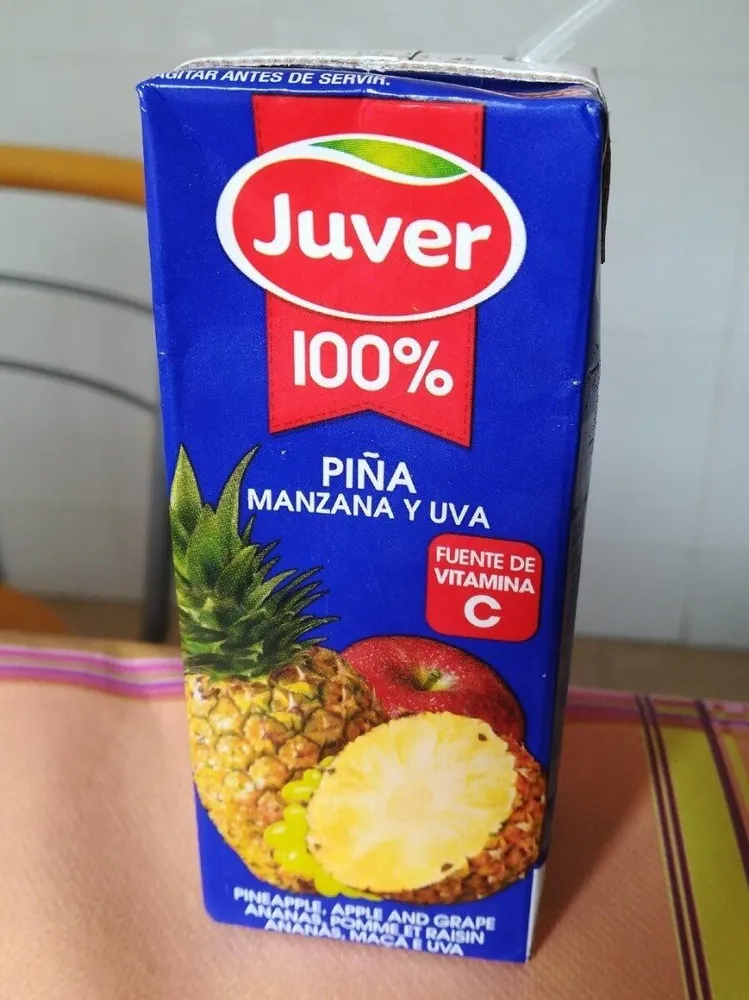 Zumo de Piña, Manzana y Uva