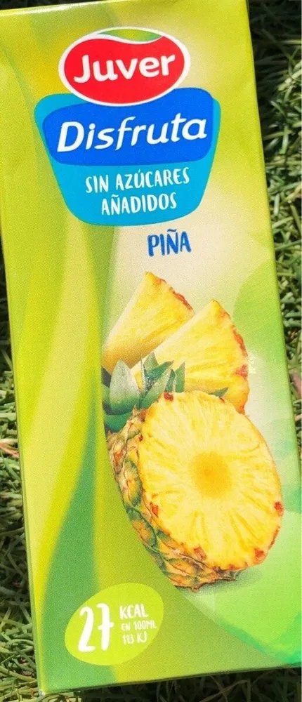 Disfruta sin azúcares añadidos piña