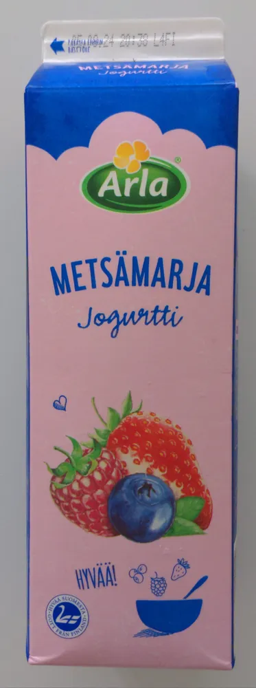 Metsämarja jogurtii