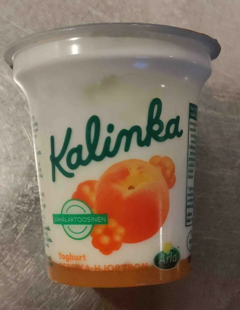 Kalinka persikka-lakka jogurtti