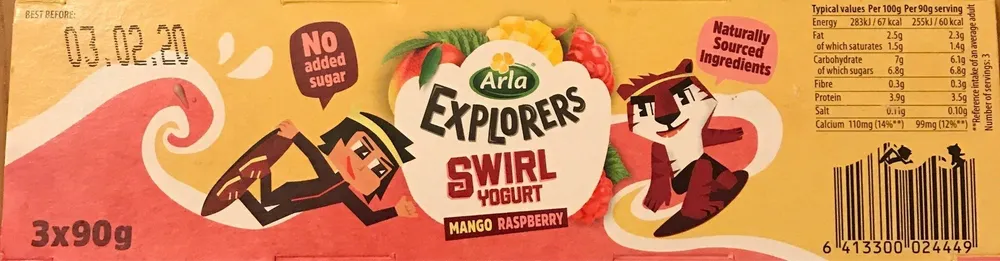 Swirl yogurt