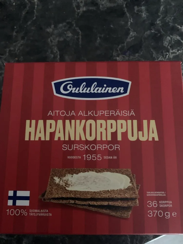 Hapankorppuja