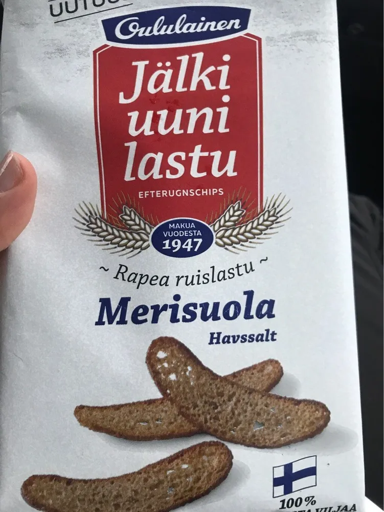 Jälkiuunilastu Merisuola