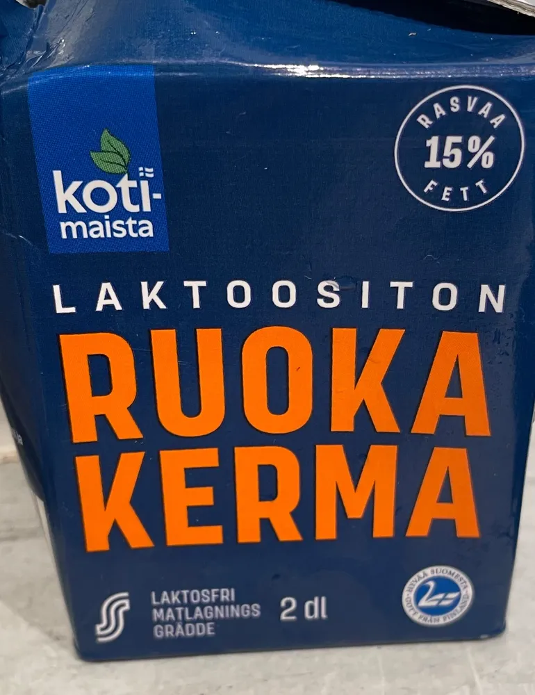 laktoositon ruokakerma