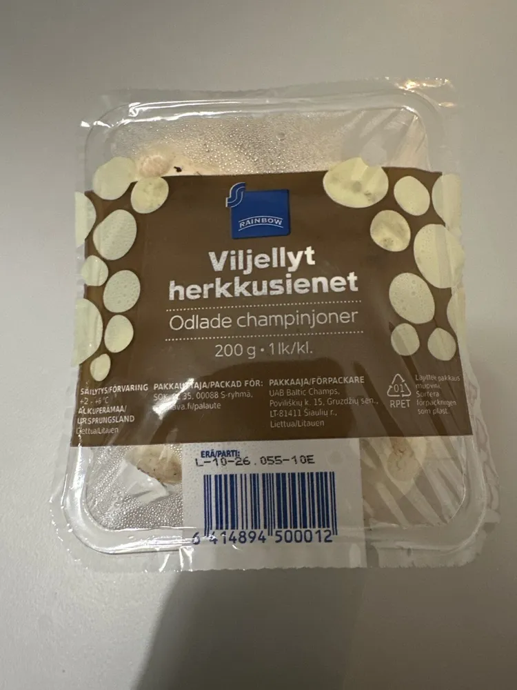 Mushrooms(Finnish)