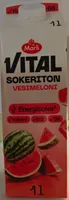 Sokeriton vesimeloni mehu