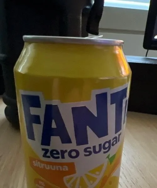 Fanta Zero sugar lemon