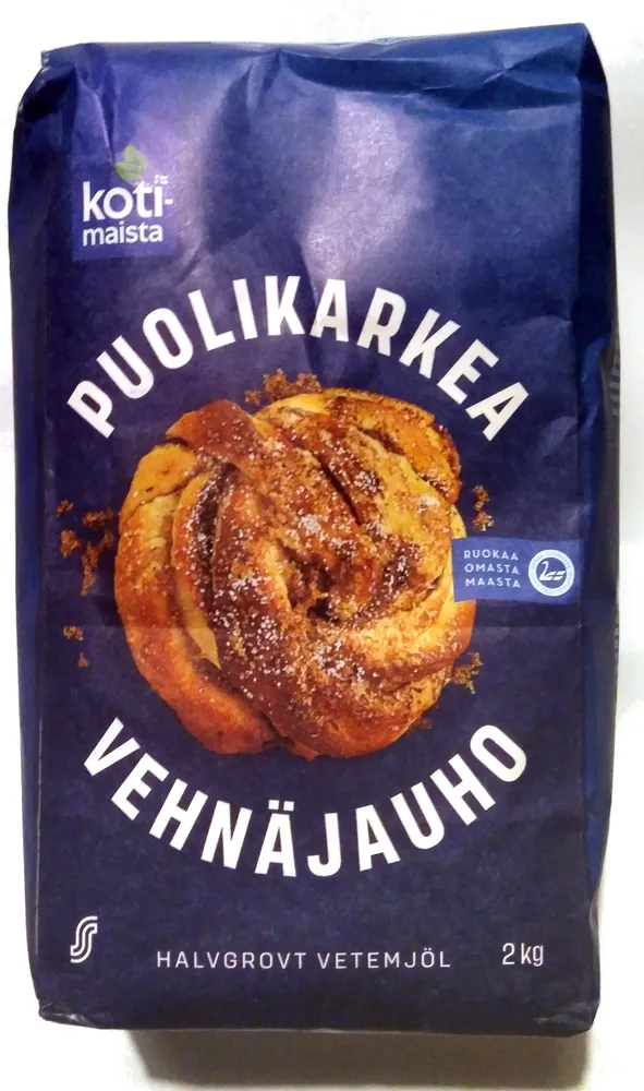 Puolikarkea vehnäjauho