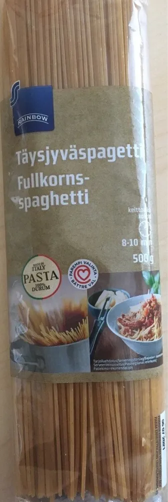 Täysjyväspagetti