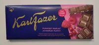 Suklaalevy punaiset marjat