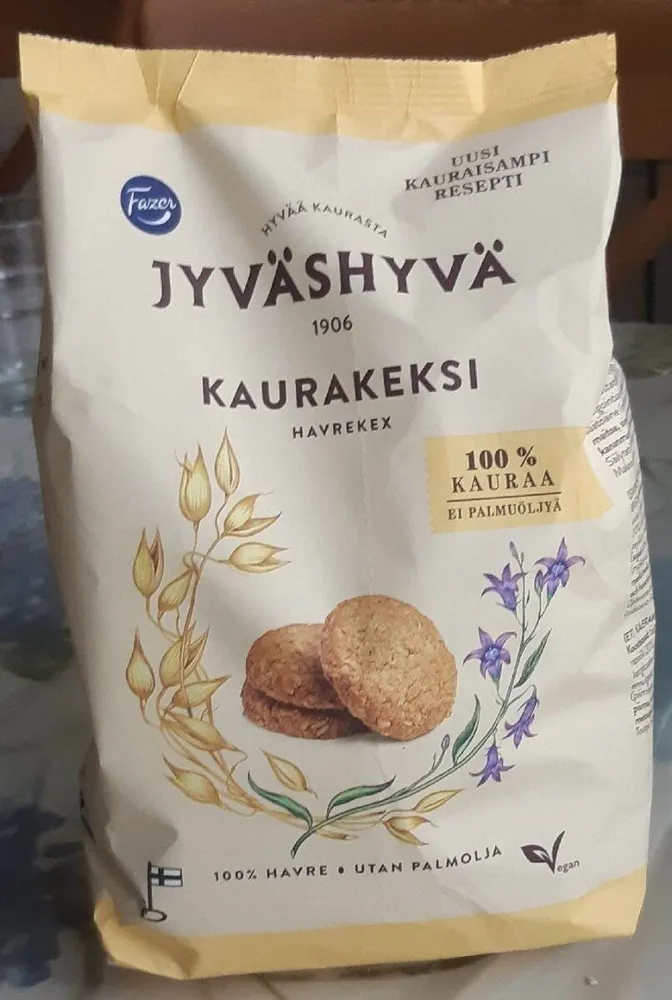 Jyväshyvä Kaurakeksi