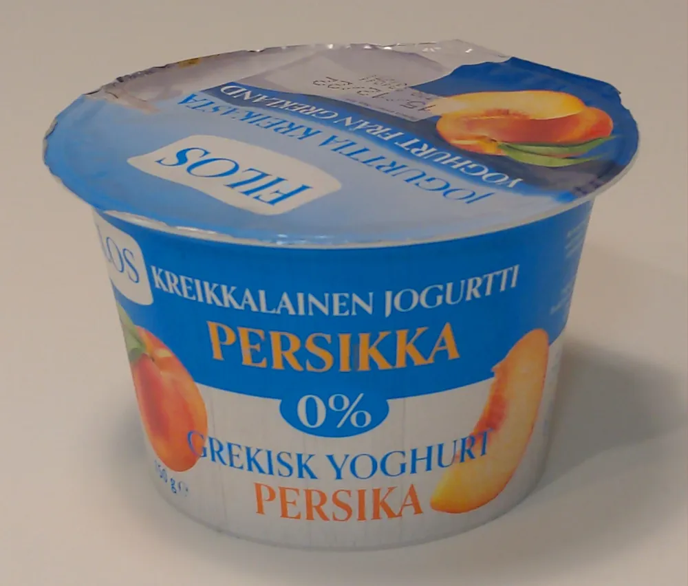 Kreikkalainen jogurtti persikka 0%