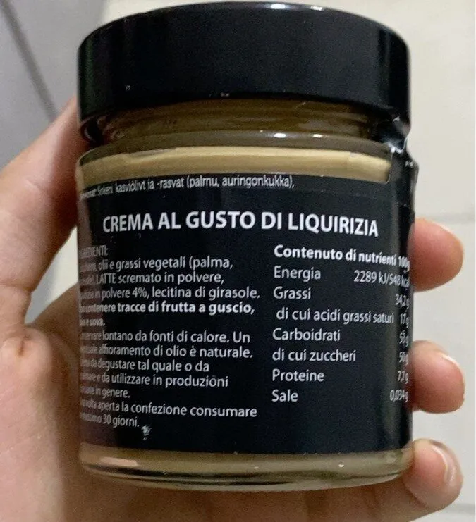 Crema liquirizia