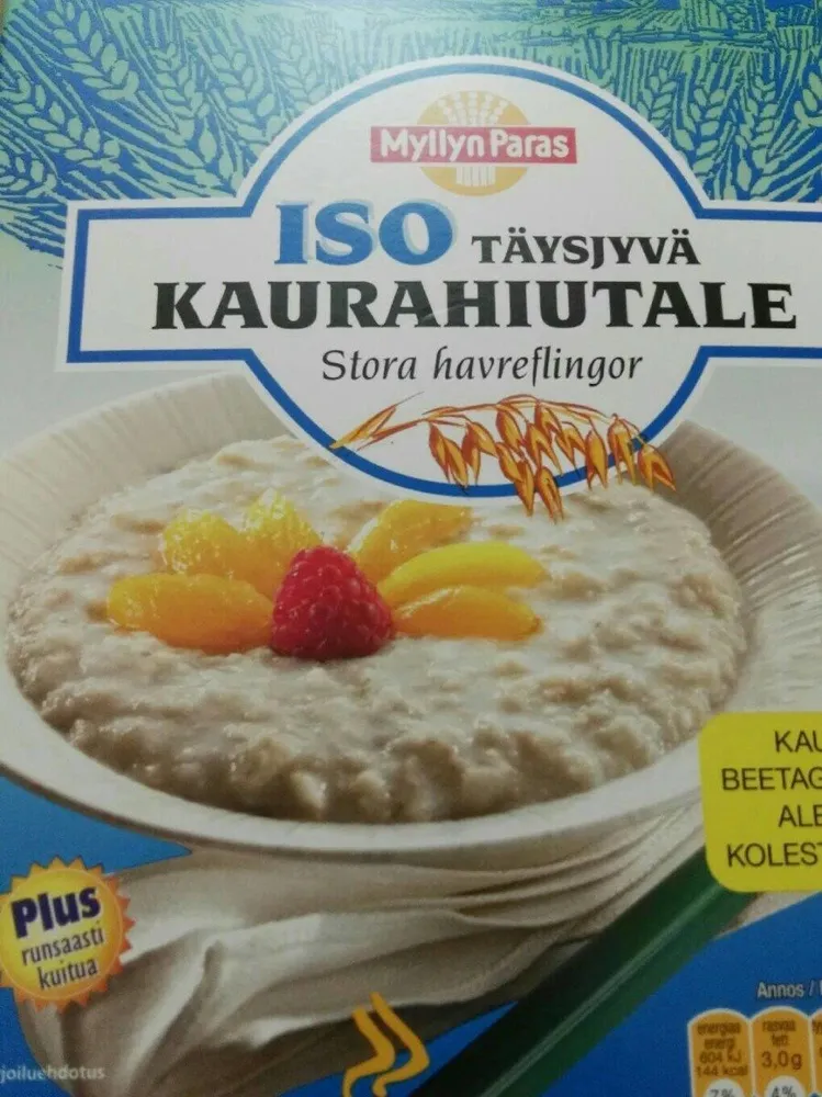 Iso täysjyvä kaurahiutale