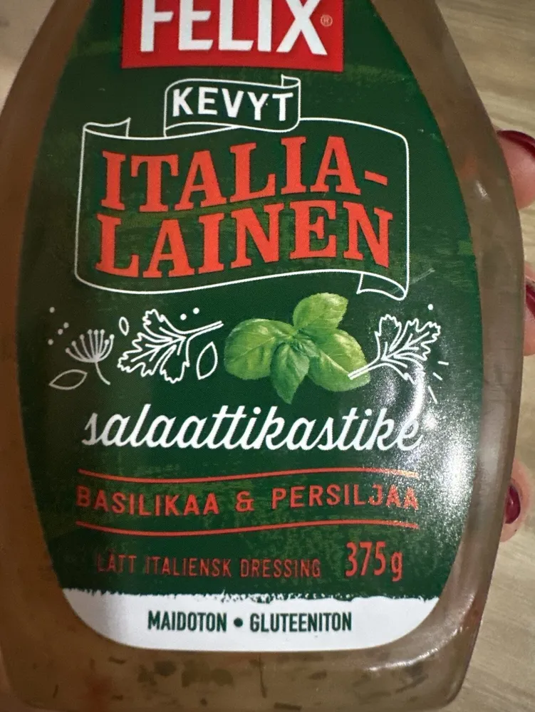 Kevyt Italialainen Salaattikastike