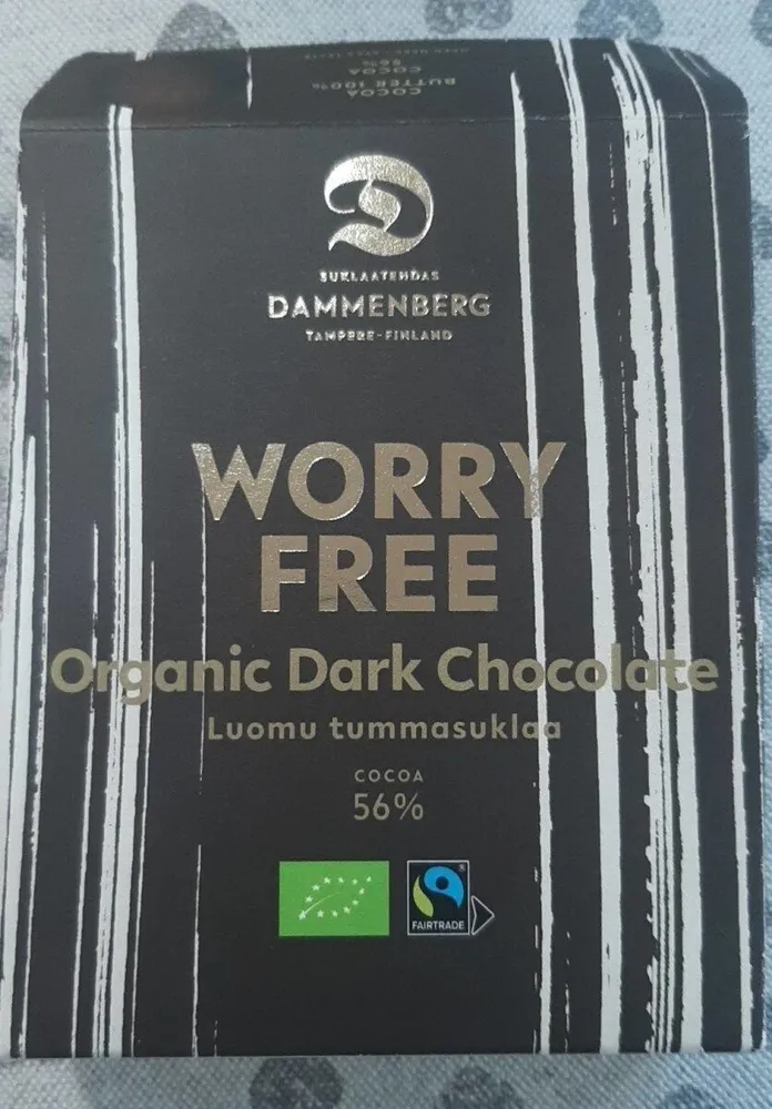 Worry free organic dark chocolate