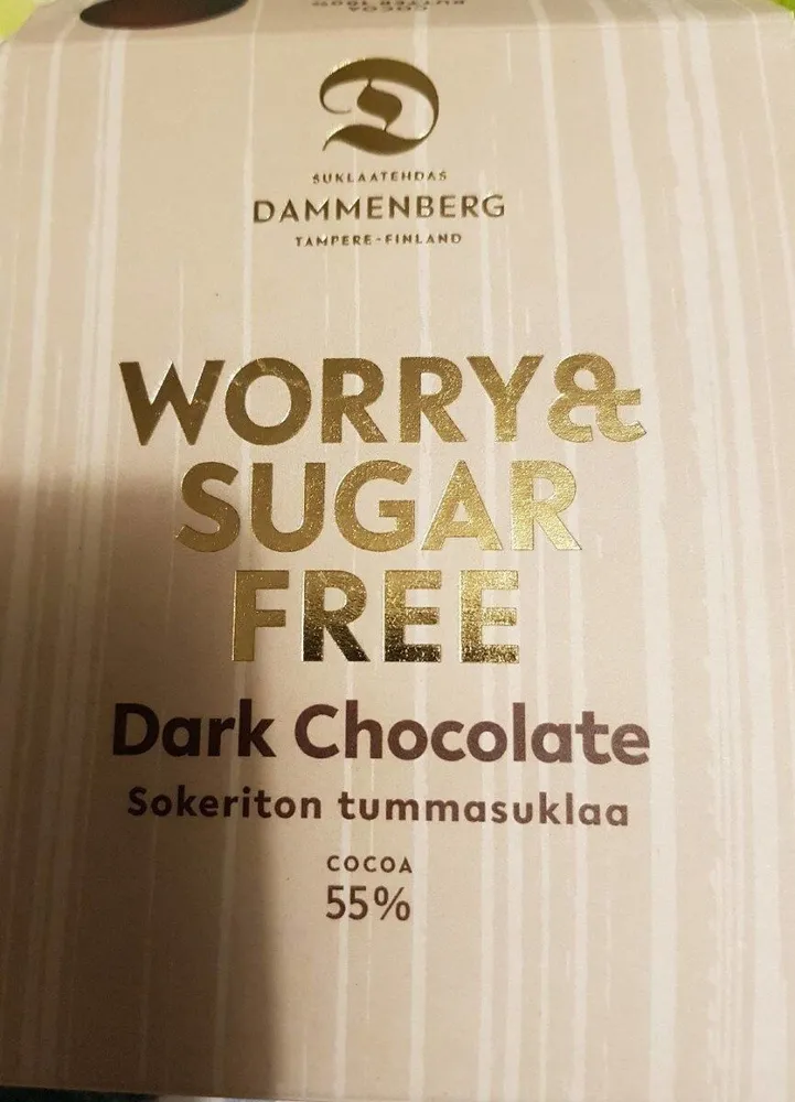 Worry & Sugar Free Dark Chocolate
