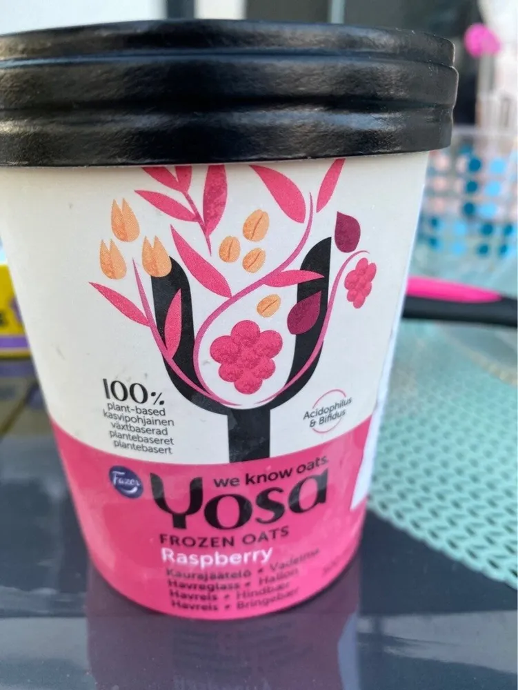 Frozen oats Rasberry